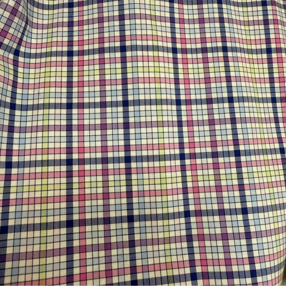 Tailorbyrd Blue and Pink Casual Button Down Shirt - Picture 7 of 9